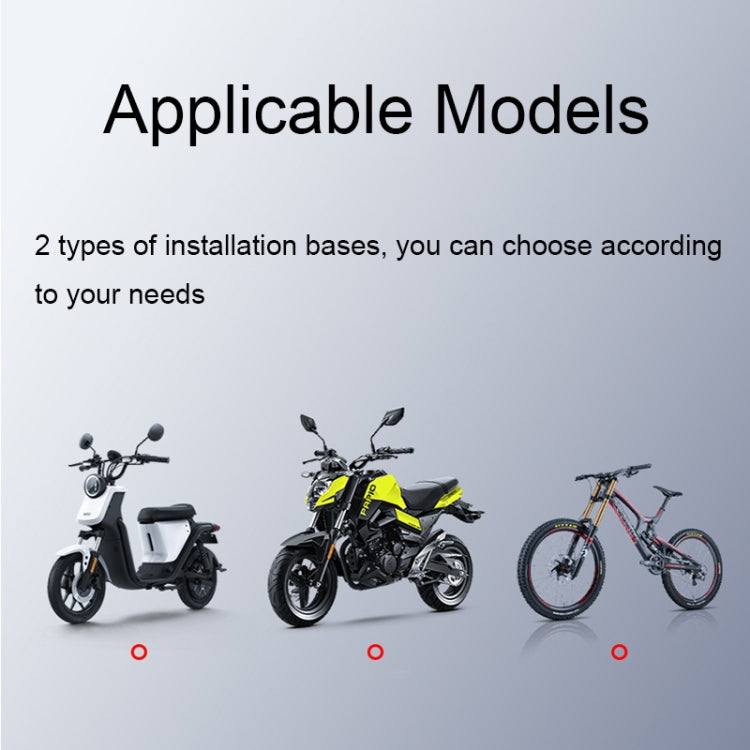 Rotatable Bicycle and Motorcycle Anti-shake Fixed Mobile Phone Holder with Sun Visor