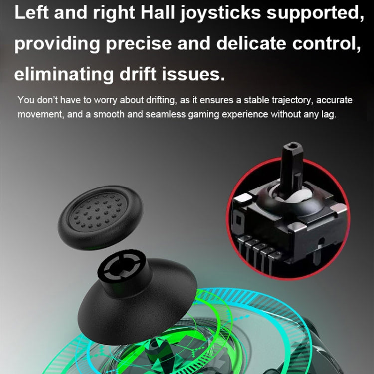 D7 BT5.0 Retractable Gamepad With Light For PC / Android / IPhone /Win7 10 11/Mac OS/Switch