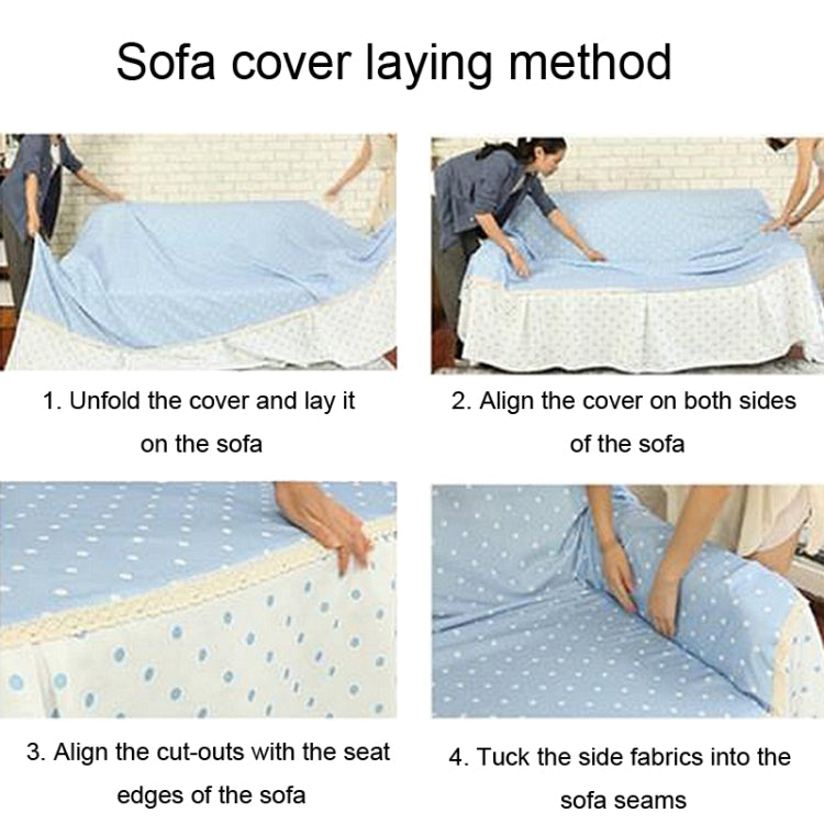 Cotton And Linen Thickened Fabric Sofa Slipcovers Cover Fabric Type Sofa Shade