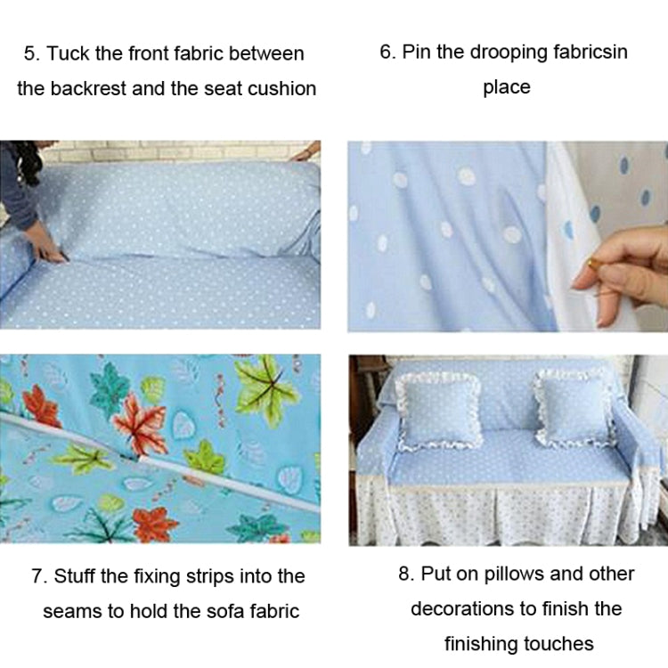 Cotton And Linen Thickened Fabric Sofa Slipcovers Cover Fabric Type Sofa Shade