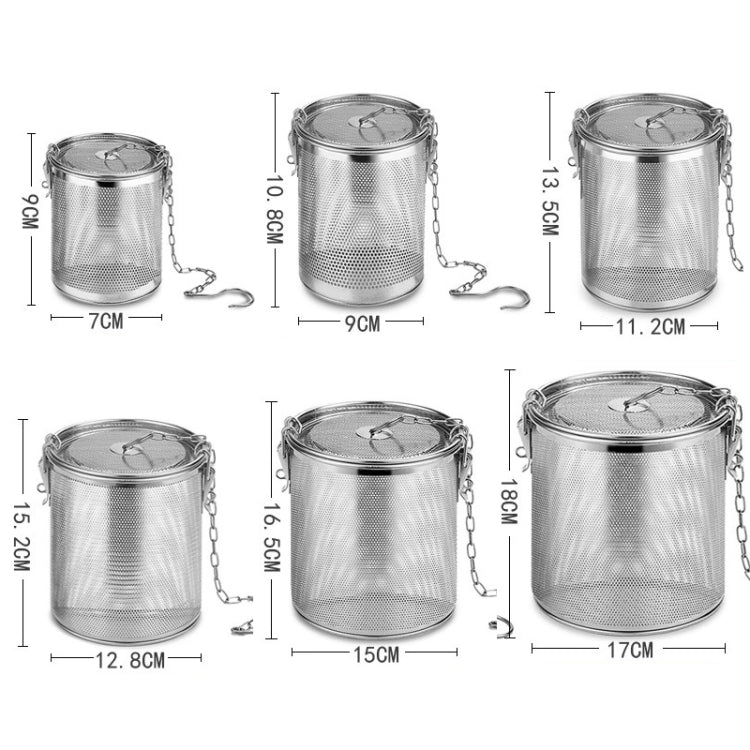 304 Stainless Steel Brine Basket Tea Residue Ball Soup Material Box