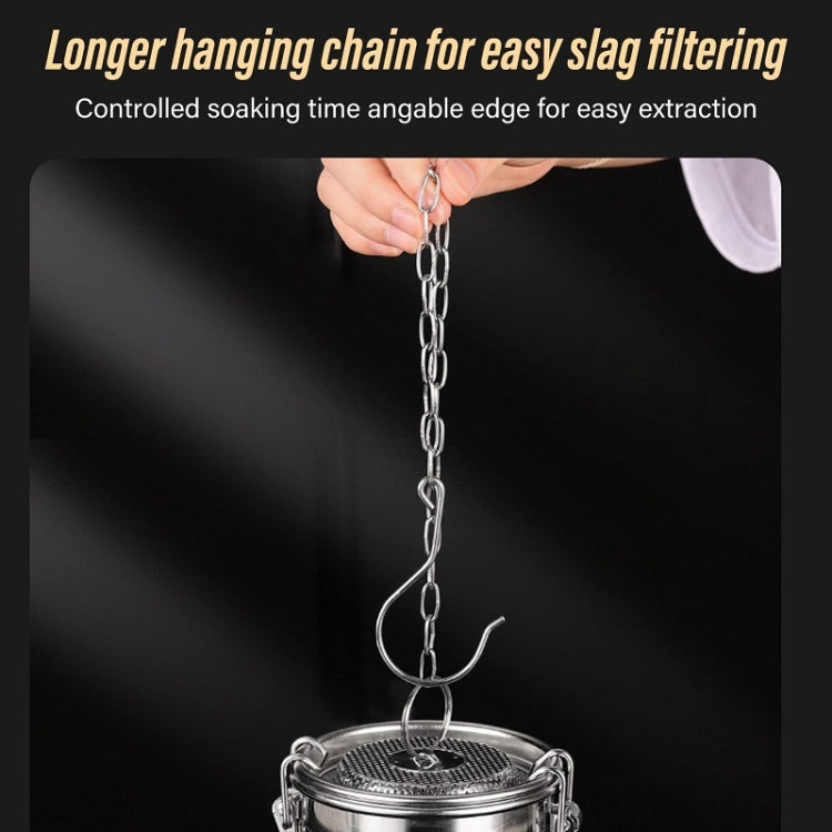 304 Stainless Steel Brine Basket Tea Residue Ball Soup Material Box