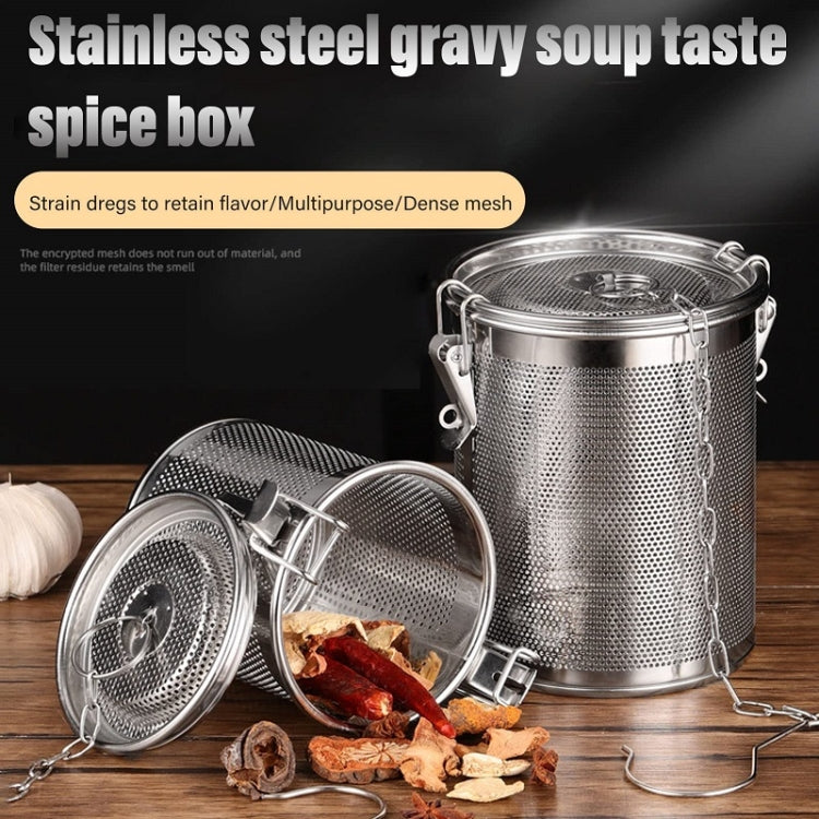 304 Stainless Steel Brine Basket Tea Residue Ball Soup Material Box