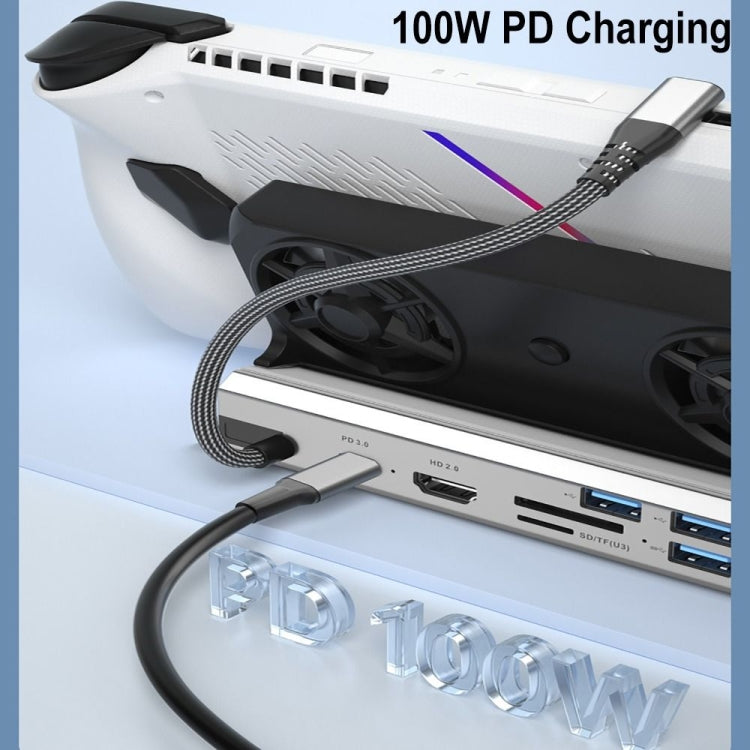 For ASUS ROG Ally 100W PD Charging Game Console Stand Multifunctional USB 3.0 Docking Station