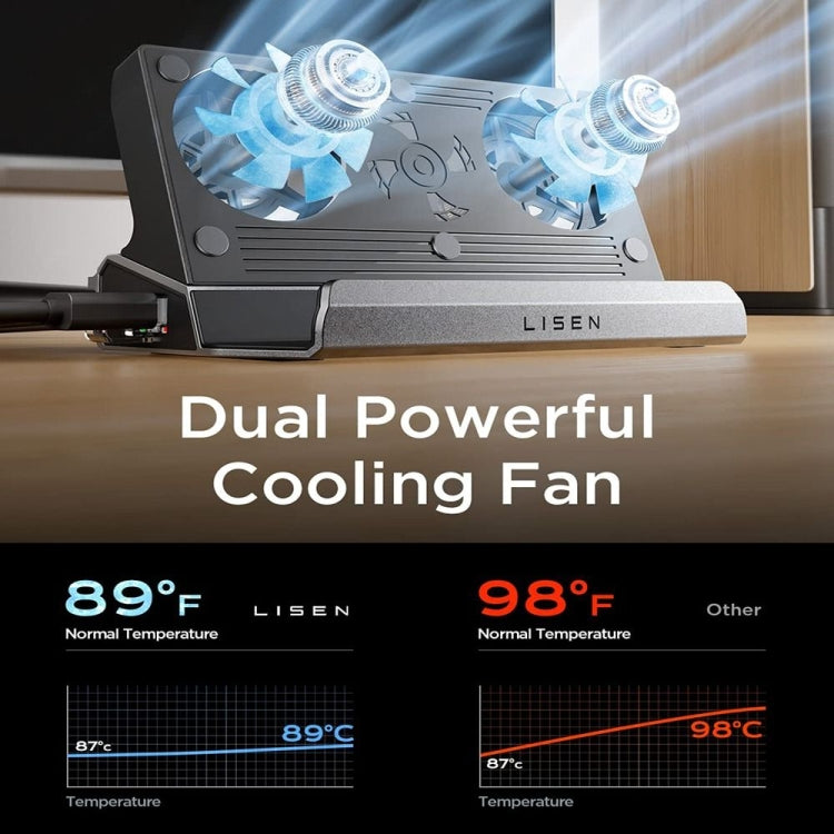 For ASUS ROG Ally 100W PD Charging Game Console Stand Multifunctional USB 3.0 Docking Station