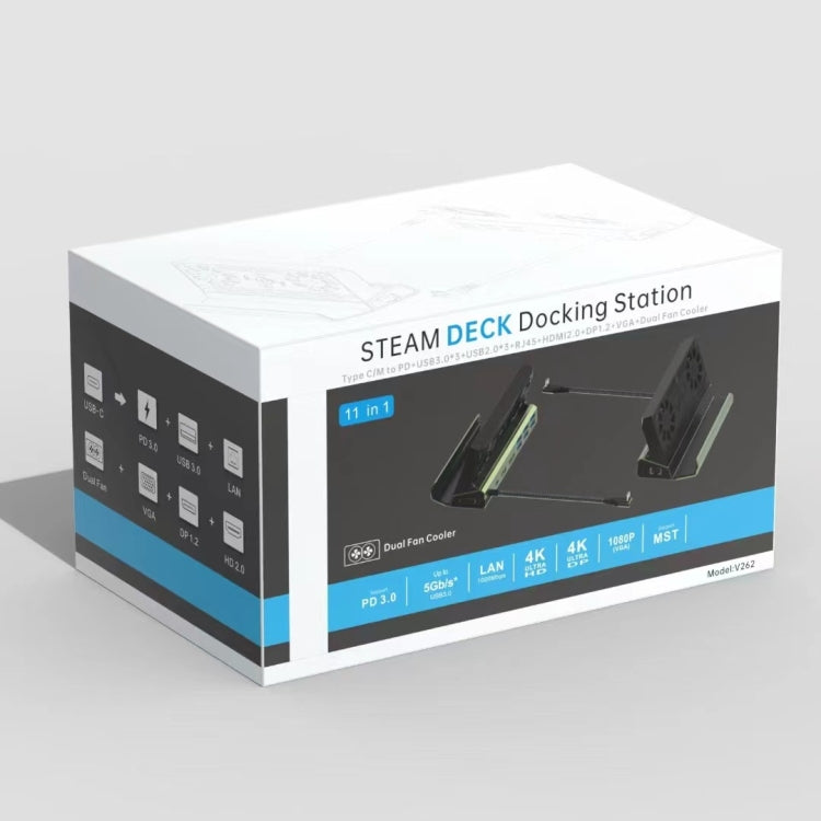 For ASUS ROG Ally 100W PD Charging Game Console Stand Multifunctional USB 3.0 Docking Station