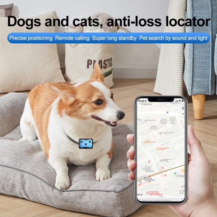 GPS Wireless Wifi Pet Location Chasing Cat Dog Collar Anti-loss Locator