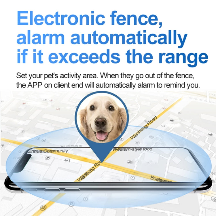 GPS Wireless Wifi Pet Location Chasing Cat Dog Collar Anti-loss Locator