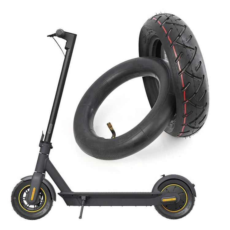 10 X 2.5 Inflatable Inner Tire + Outer Tire Kit  For Ninebot MAX G30 10-Inch Scooter