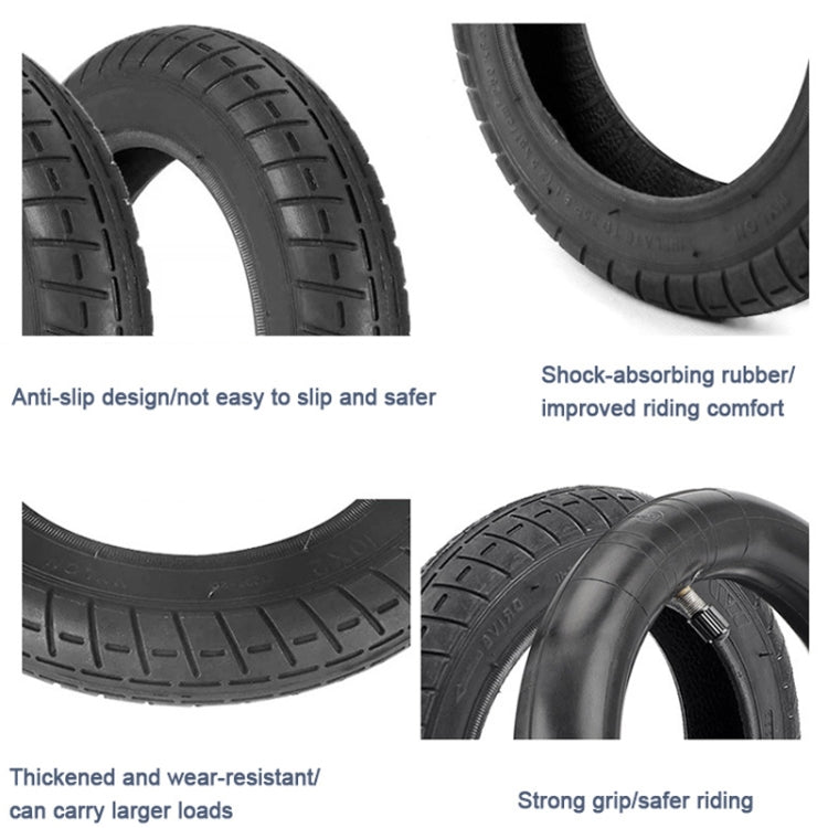 For Xiaomi M365/M365 Pro Electric Scooter 10 x 2 Inch Tire Inner Tube + Outer Tire Combination