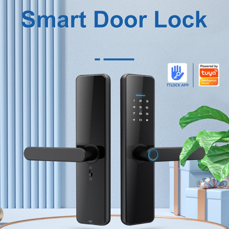 C91 Tuya Smart WiFi Password Fingerprint Electronic Door Lock
