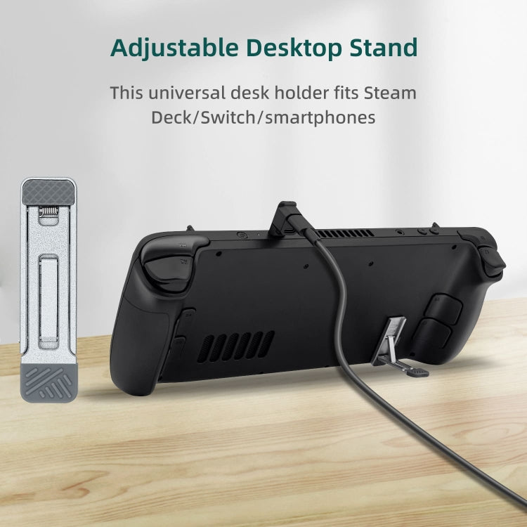 JYS JYS-SD015 8pcs/set Raptor Protective Kit With Bracket For Switch / Switch OLED / Switch Lite / Steam Deck