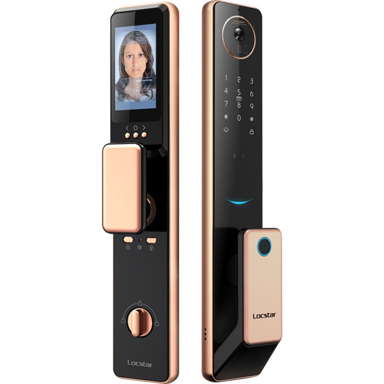 S61 Fully Automatic 3D Face Recognition Tuya Wifi Smart Fingerprint Lock Anti-theft Password Lock