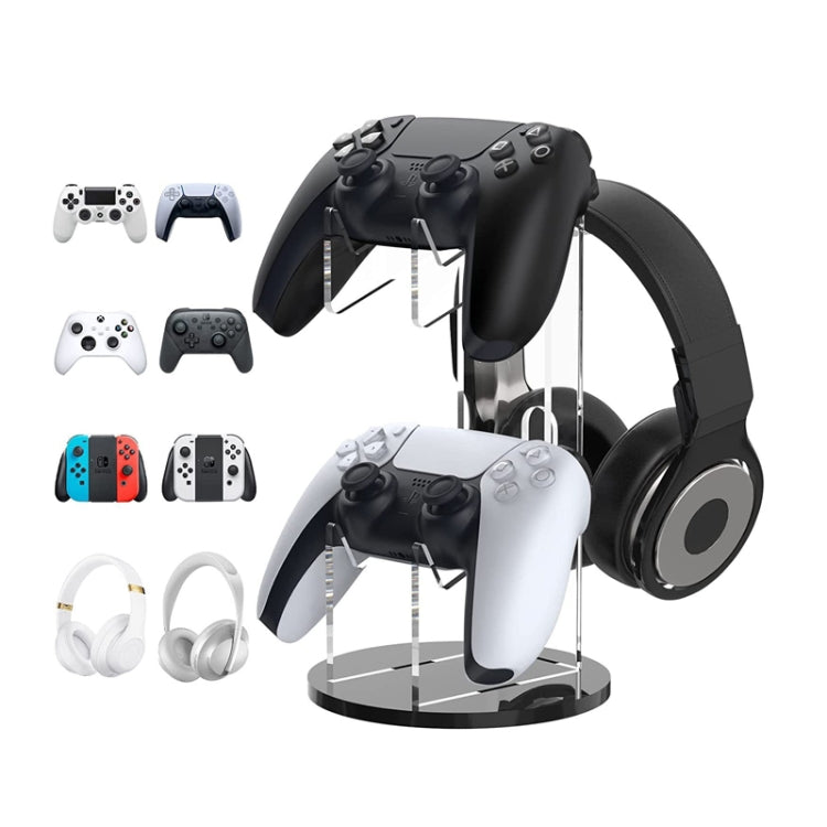 Acrylic Game Controller Display Stand Headphone Hanger