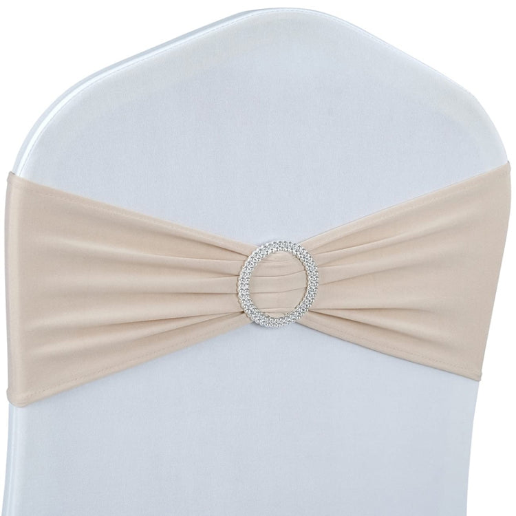 Tie-Free Elastic Chair Back Flower Bow Chair Cover Seat Decoration Ties Hotel Wedding Supplies