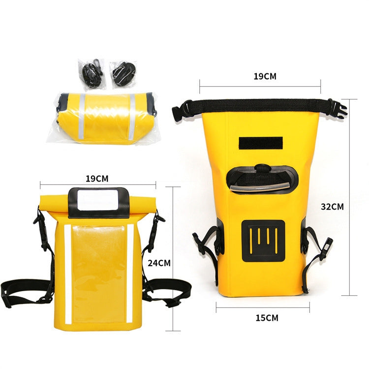 Swimming Touch Screen Mobile Phone Waterproof Bag Bicycle Waterproof Front Beam Bag