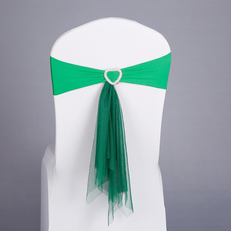 Tie-Free Stretch Chair Back Bow Chair Cover Strap Hotel Wedding Seat Back Decoration