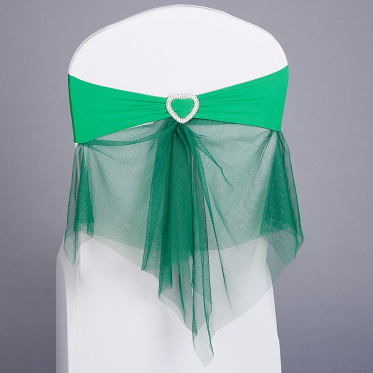 Tie-Free Stretch Chair Back Bow Chair Cover Strap Hotel Wedding Seat Back Decoration