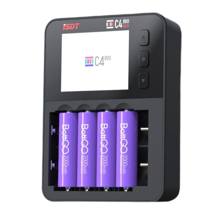 ISDT C4 EVO NiMH/NiCd Cylindrical Lithium Battery Smart Charger