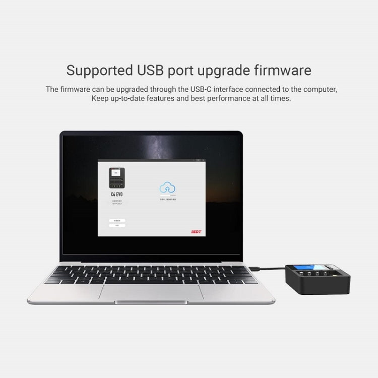 ISDT C4 EVO NiMH/NiCd Cylindrical Lithium Battery Smart Charger