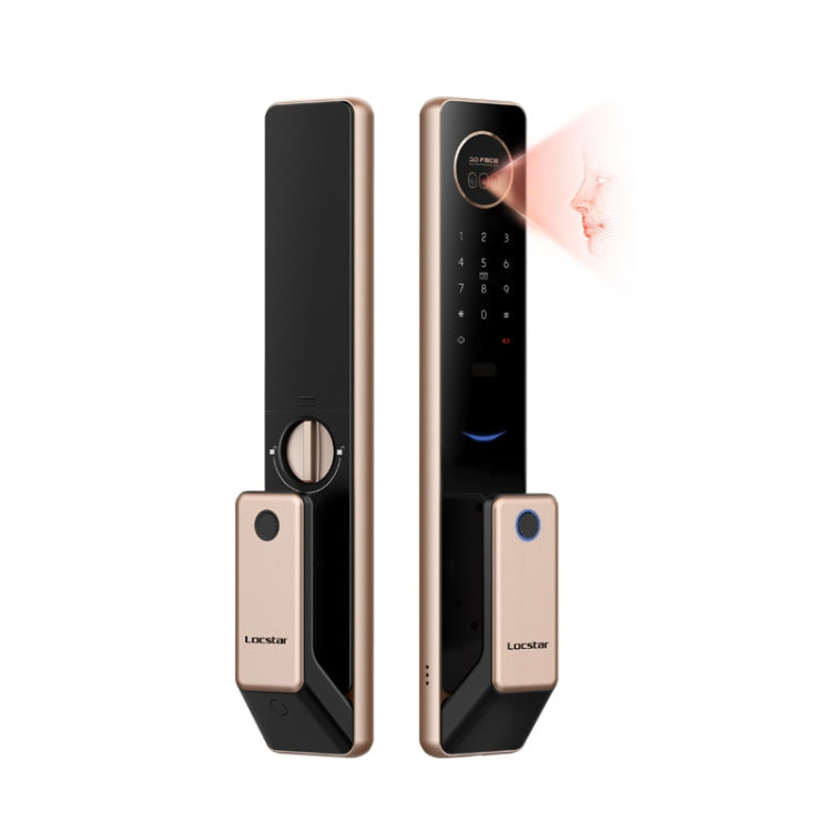 T100A  3D Face Recognition Fingerprint Code Card Digital Door Lock