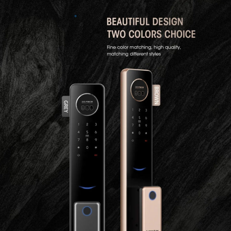 T100A  3D Face Recognition Fingerprint Code Card Digital Door Lock