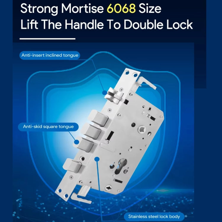 A60 Smart Fingerprint Password Door Lock With Doorbell