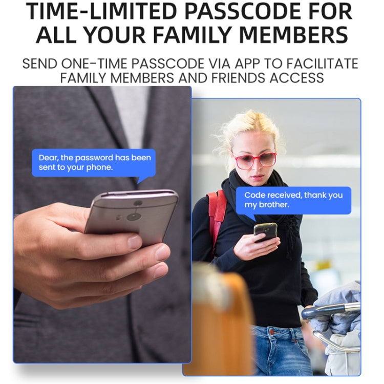 C87 Automatic Fingerprint Lock Entry Door Password Smart Lock