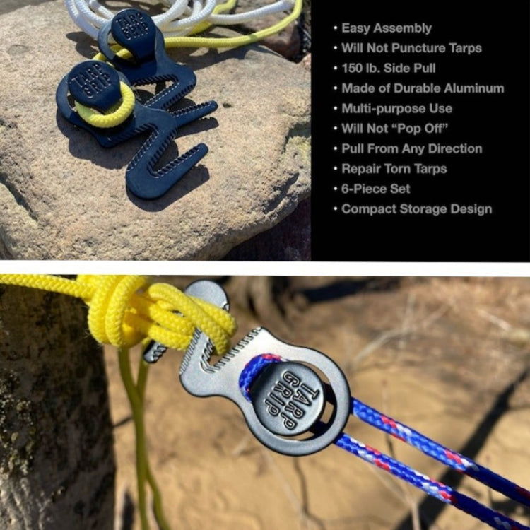 Tarp Grip Outdoor Camping Tent Hook And Loop Car Cover Pool Awning Fasteners