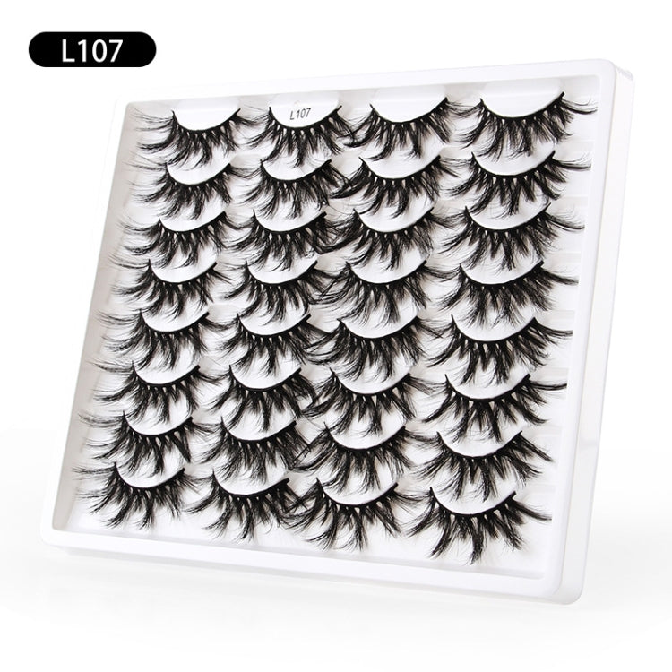 16pairs /Box Natural Long False Eyelashes Fluffy 3D Mink Lashes