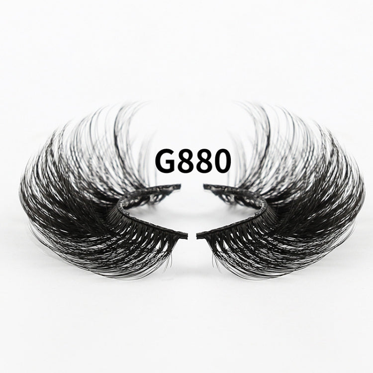 8pairs /Box Naturally Thick Eyelashes Large Curvature Curling False Eyelashes