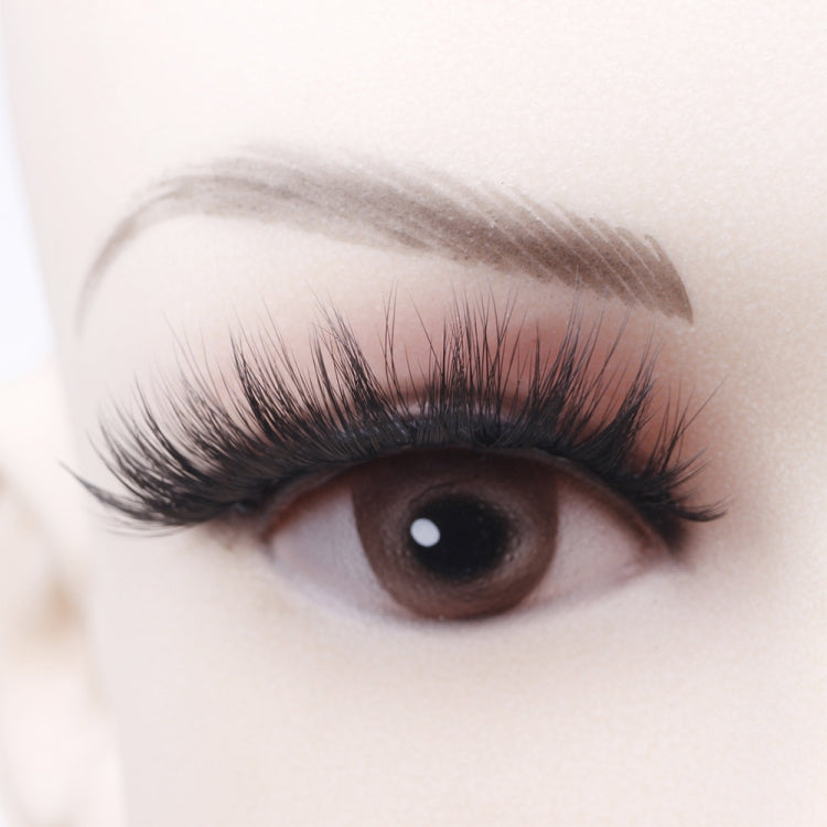 7pairs /Box Faux Mink False Eyelashes C-Curved Elongated Eyelashes