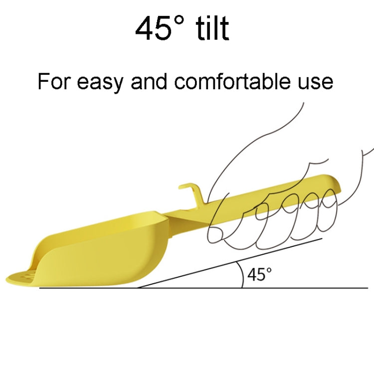 Long Handle Hangable Litter Scoop With Large Hole Cat Cleaning Products