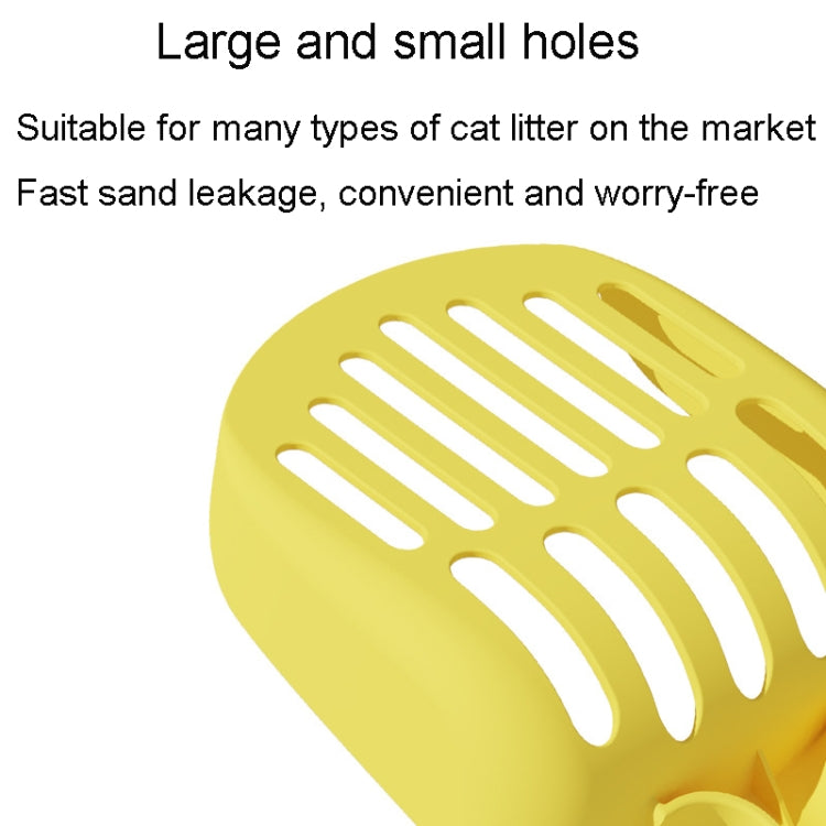 Long Handle Hangable Litter Scoop With Large Hole Cat Cleaning Products