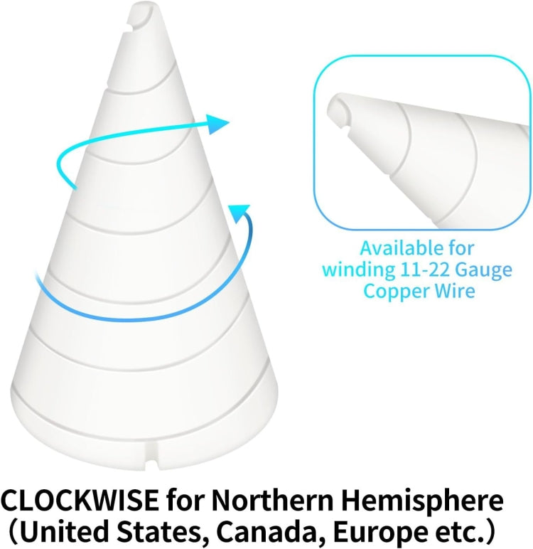 Portable Gardening Copper Wire Antenna Jig Horticultural Coil Wrap Jig