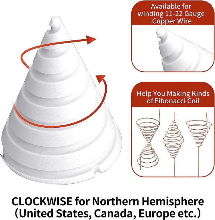 Portable Gardening Copper Wire Antenna Jig Horticultural Coil Wrap Jig