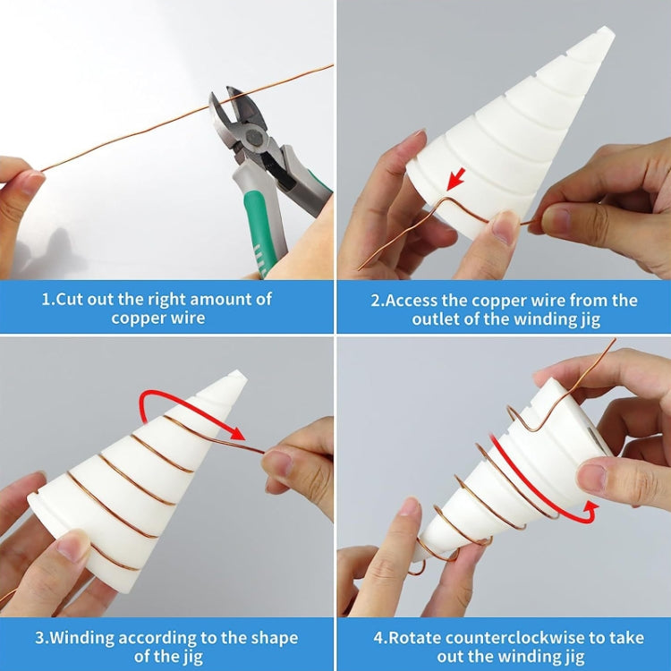 Portable Gardening Copper Wire Antenna Jig Horticultural Coil Wrap Jig