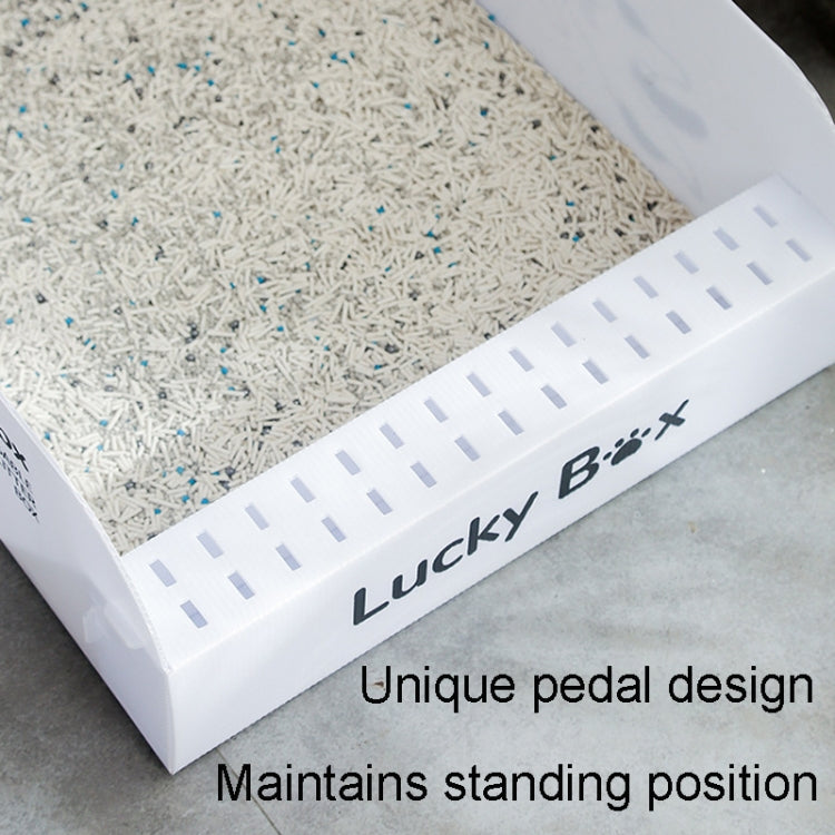 Portable Disposable Cat Litter Pan Open No Wash Litter Tray