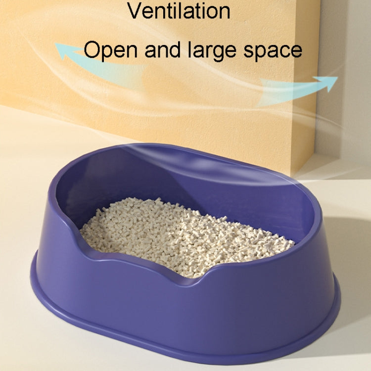 Open Litter Pan Large Capacity Plastic Pet Kennel