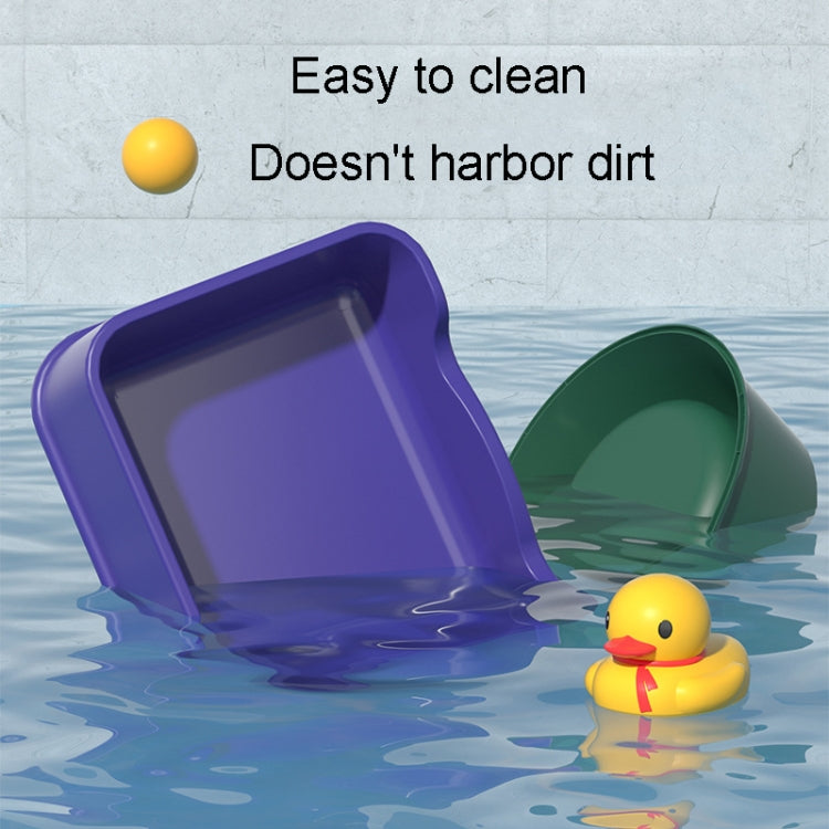 Open Litter Pan Large Capacity Plastic Pet Kennel