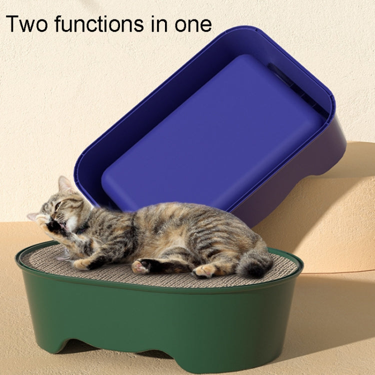 Open Litter Pan Large Capacity Plastic Pet Kennel