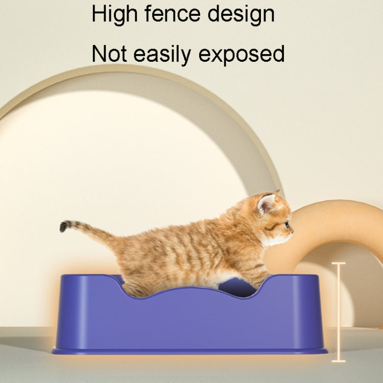 Open Litter Pan Large Capacity Plastic Pet Kennel