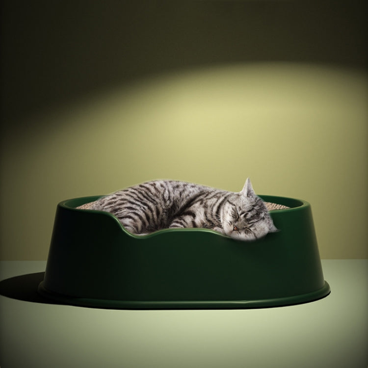 Open Litter Pan Large Capacity Plastic Pet Kennel