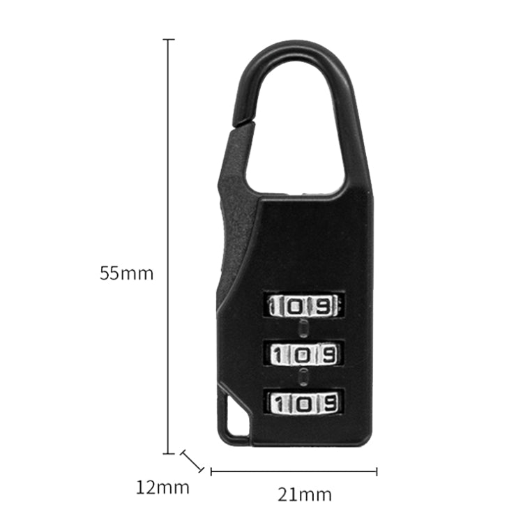Outdoor Travel Backpack Password Hanging Lock Zinc Alloy Suitcase Anti-theft Lock