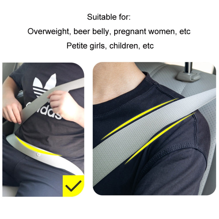 SHUNWEI 1pair Car Safety Belt Limiter Anti-Stranglehold Clip