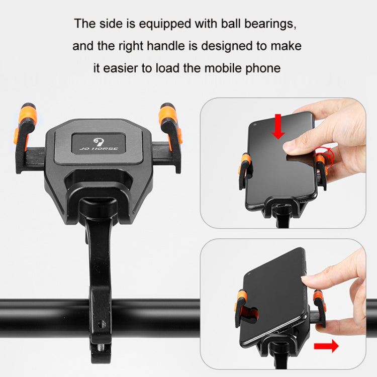 JO HORSE Aluminum Alloy Bicycle Riding Mobile Phone Navigation Roller Fixed Bracket