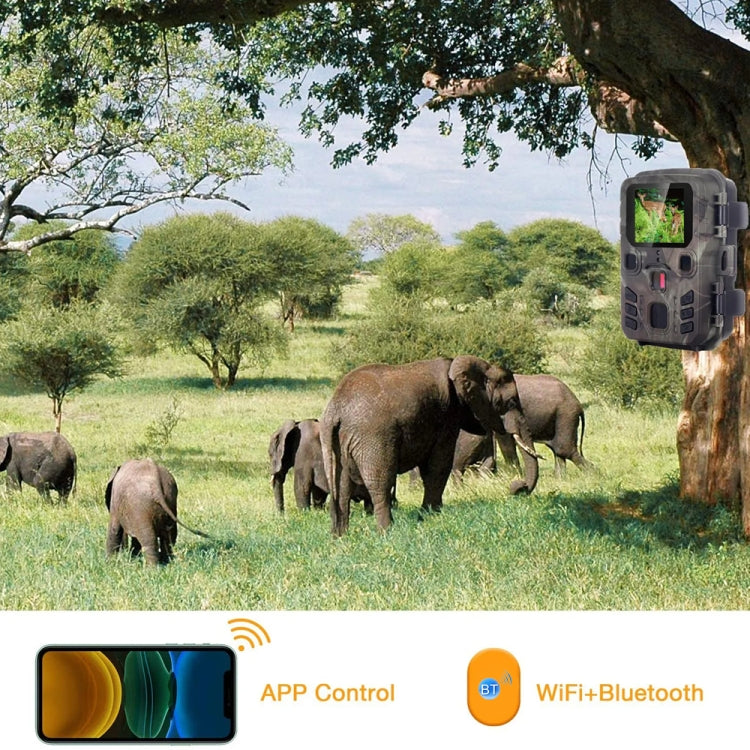 24MP+1296P WIFI+Bluetooth Infrared Night Vision Tracking Hunting Camera