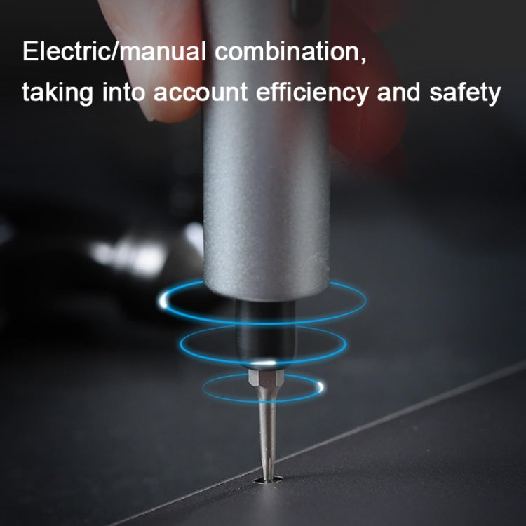 IFu  42-In-1 Electric Screwdriver Set Precisions USB Fast Charging Screw Driver With LED Work Light