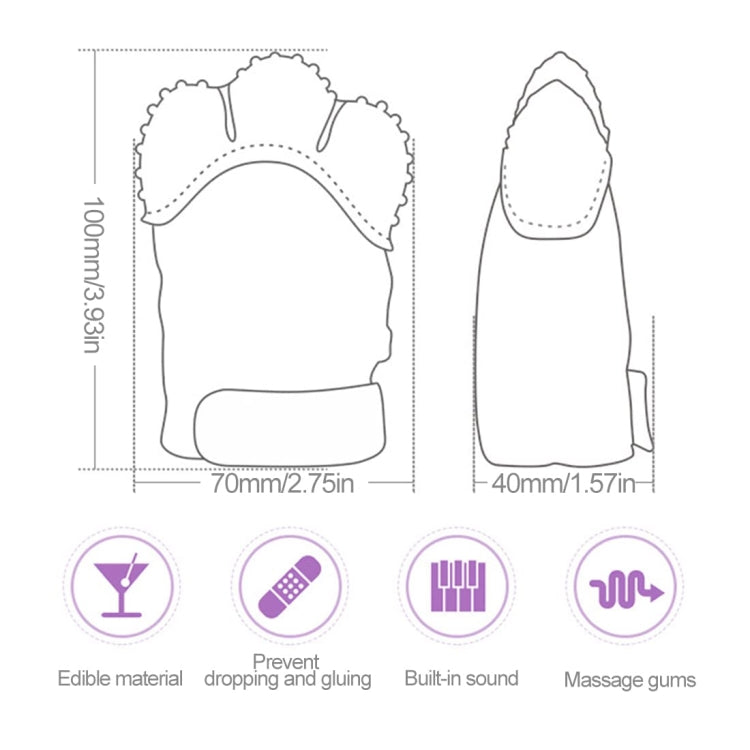 Baby Teething Gloves Anti-bite Silicone Teething Ring Toys