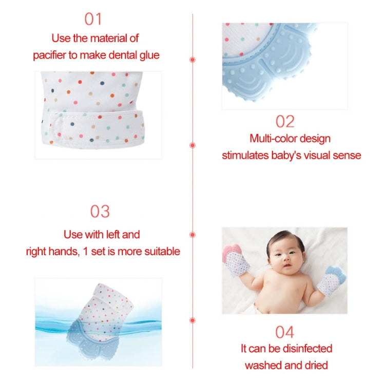 Baby Teething Gloves Anti-bite Silicone Teething Ring Toys